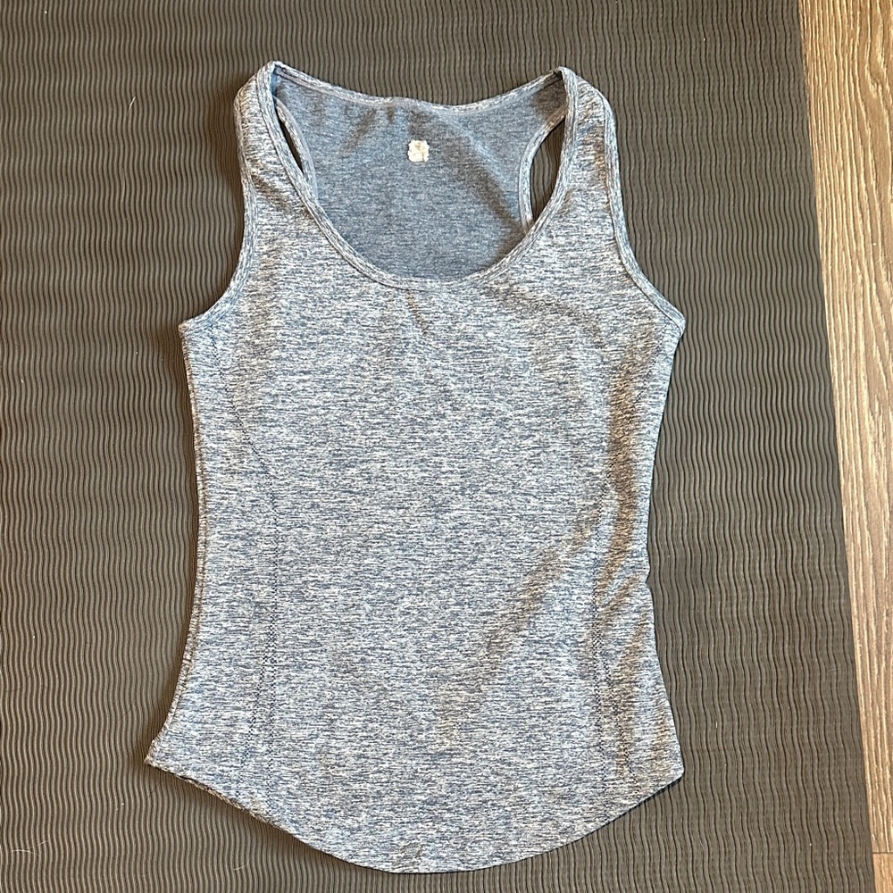 BuffBunny Heather Gray Tank Top